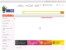 Tablet Screenshot of imecemarket.com